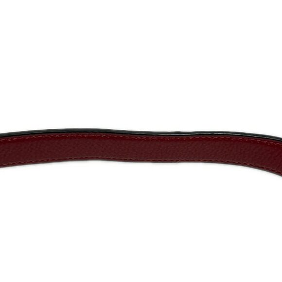 Auth COACH Signature C1649 Dark Brown Black Bordeaux PVC Leather - Shoulder Bag - Picture 6 of 8